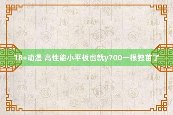 18+动漫 高性能小平板也就y700一根独苗了