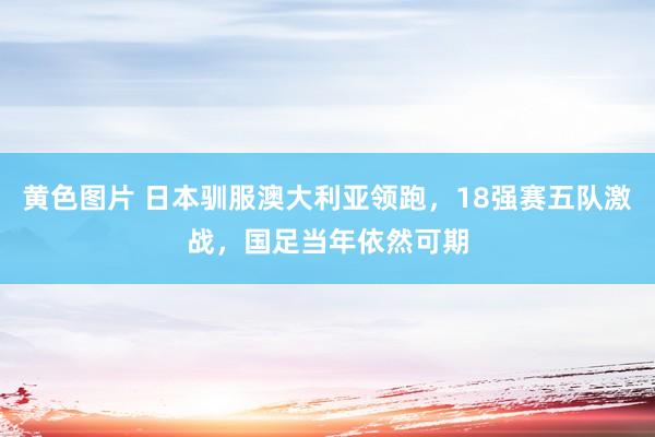 黄色图片 日本驯服澳大利亚领跑，18强赛五队激战，国足当年依然可期