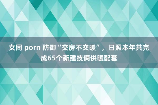 女同 porn 防御“交房不交暖”，日照本年共完成65个新建技俩供暖配套