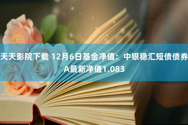 天天影院下载 12月6日基金净值：中银稳汇短债债券A最新净值1.083